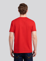 Mens Double Horsemen Graphic T-Shirt Haute Red