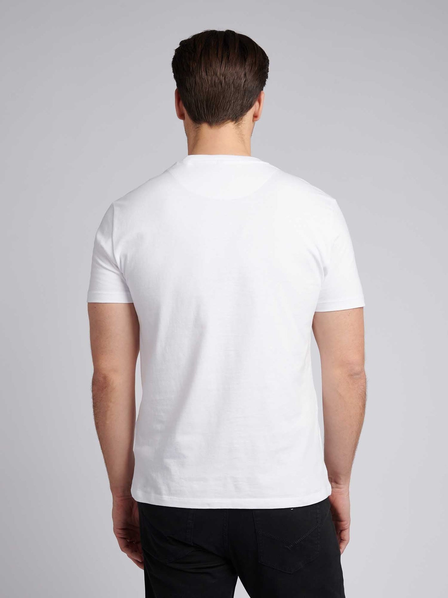 Mens USPA Print Graphic T-Shirt Bright White