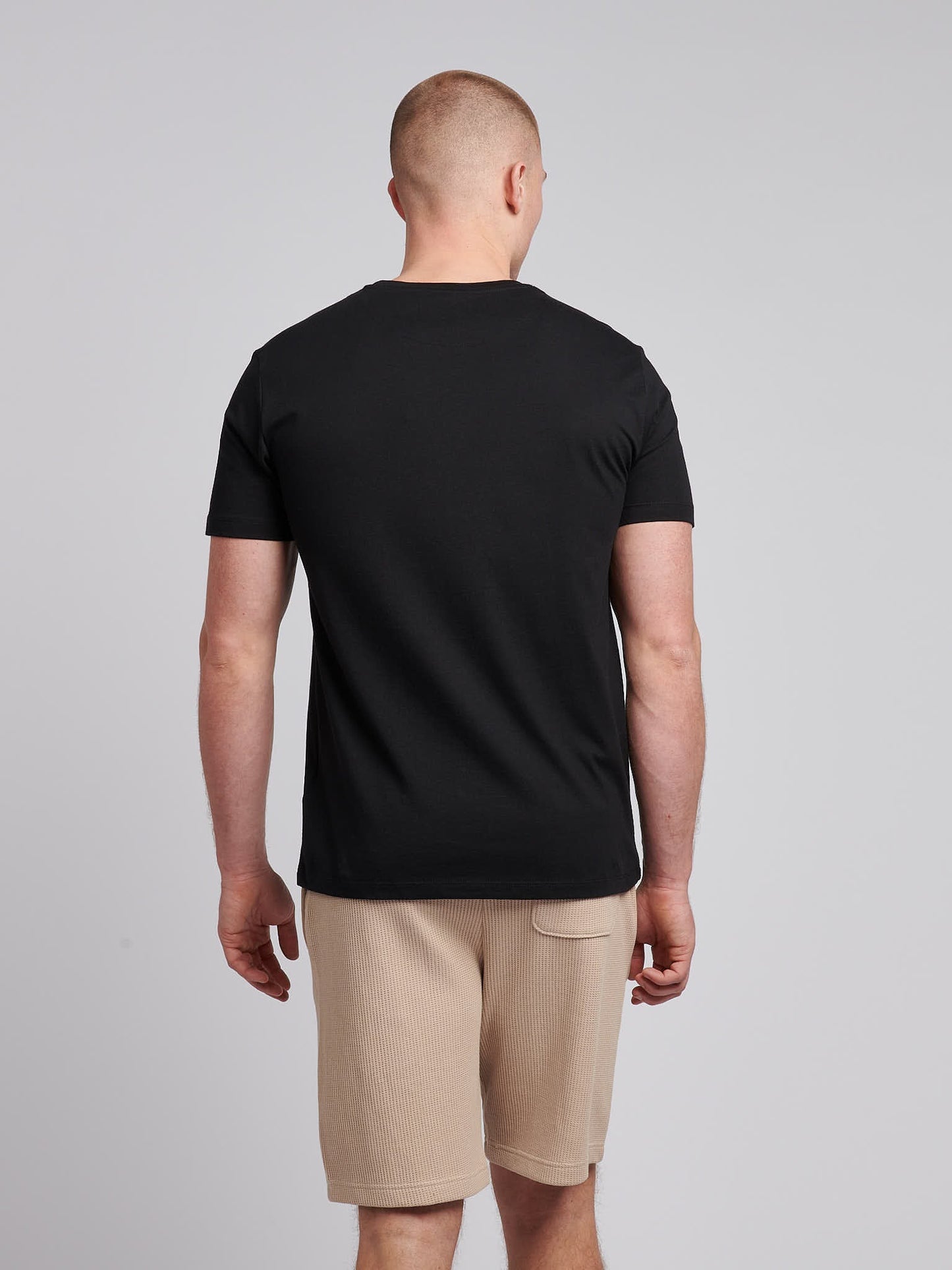 Mens USPA Print Graphic T-Shirt Black