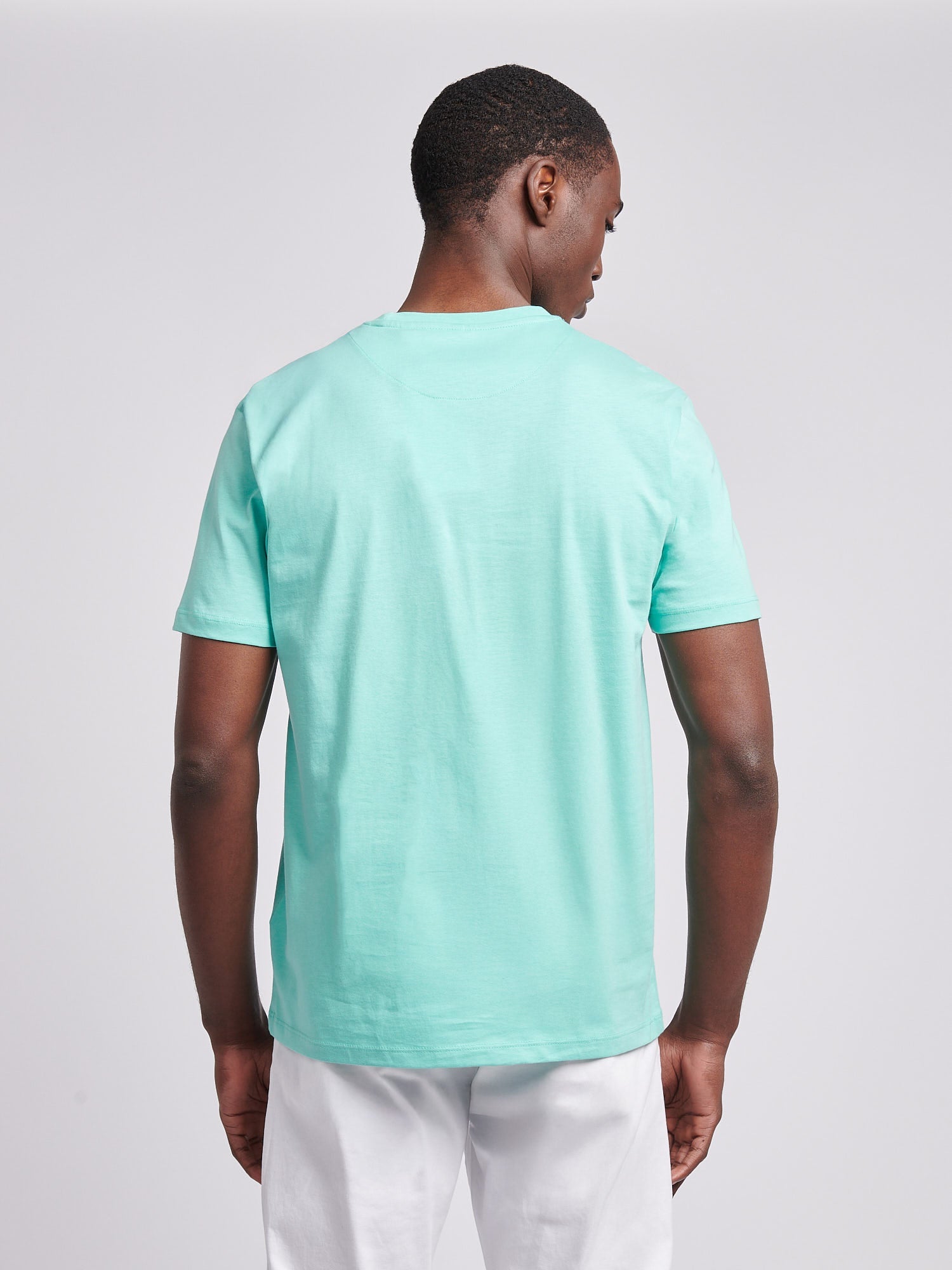 Mens USPA Print Graphic T-Shirt Pool Blue