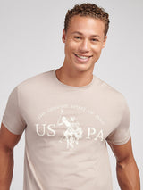 Mens USPA Print Graphic T-Shirt Atmosphere