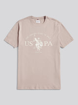 Mens USPA Print Graphic T-Shirt Atmosphere