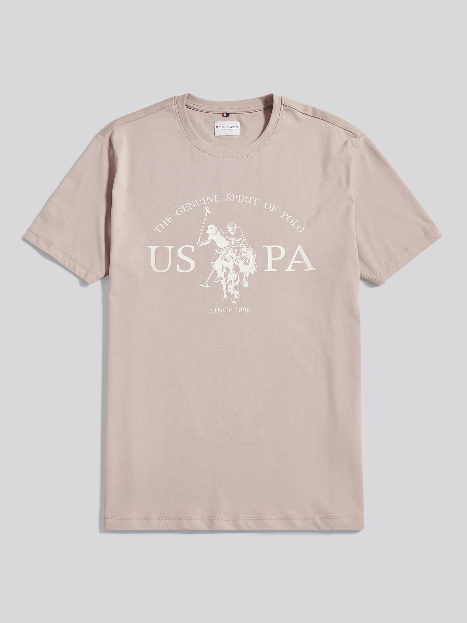 Mens USPA Print Graphic T-Shirt Atmosphere