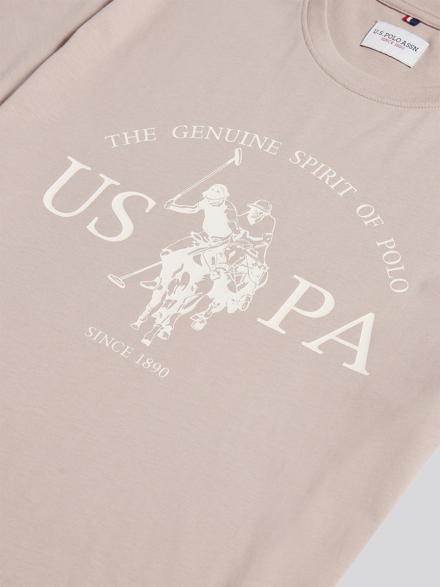 Mens USPA Print Graphic T-Shirt Atmosphere