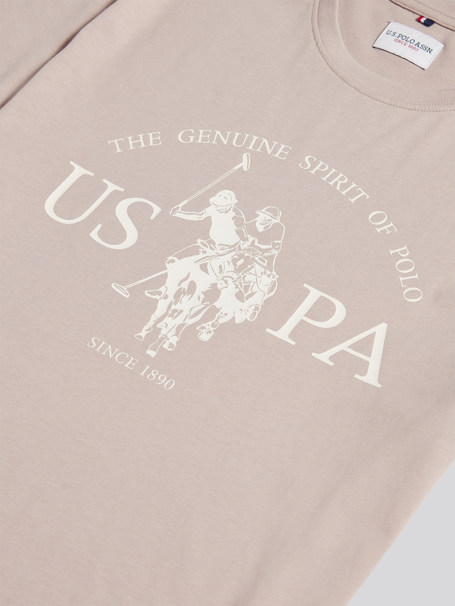 Mens USPA Print Graphic T-Shirt Atmosphere