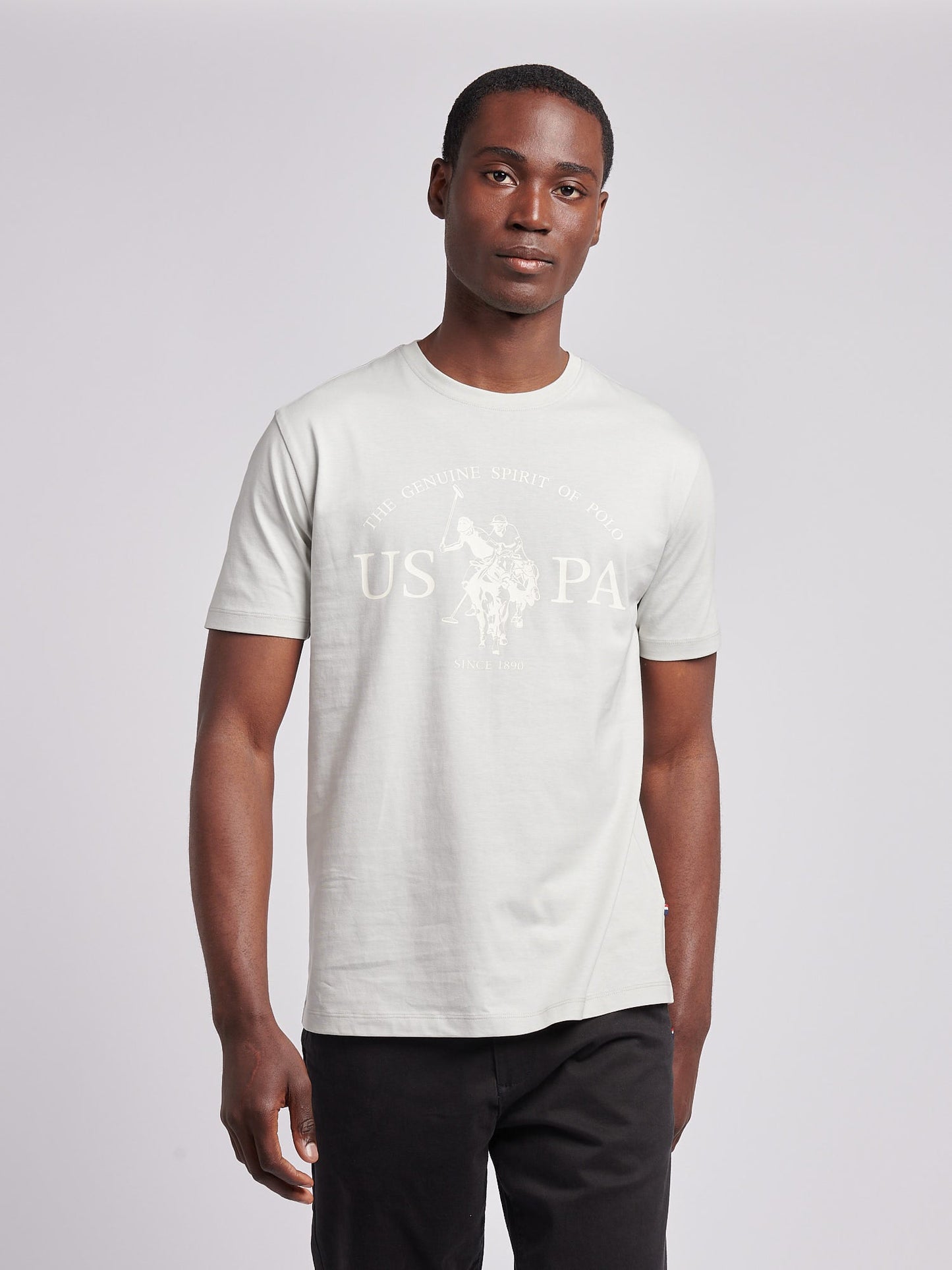 Mens USPA Print Graphic T-Shirt Northern Droplet