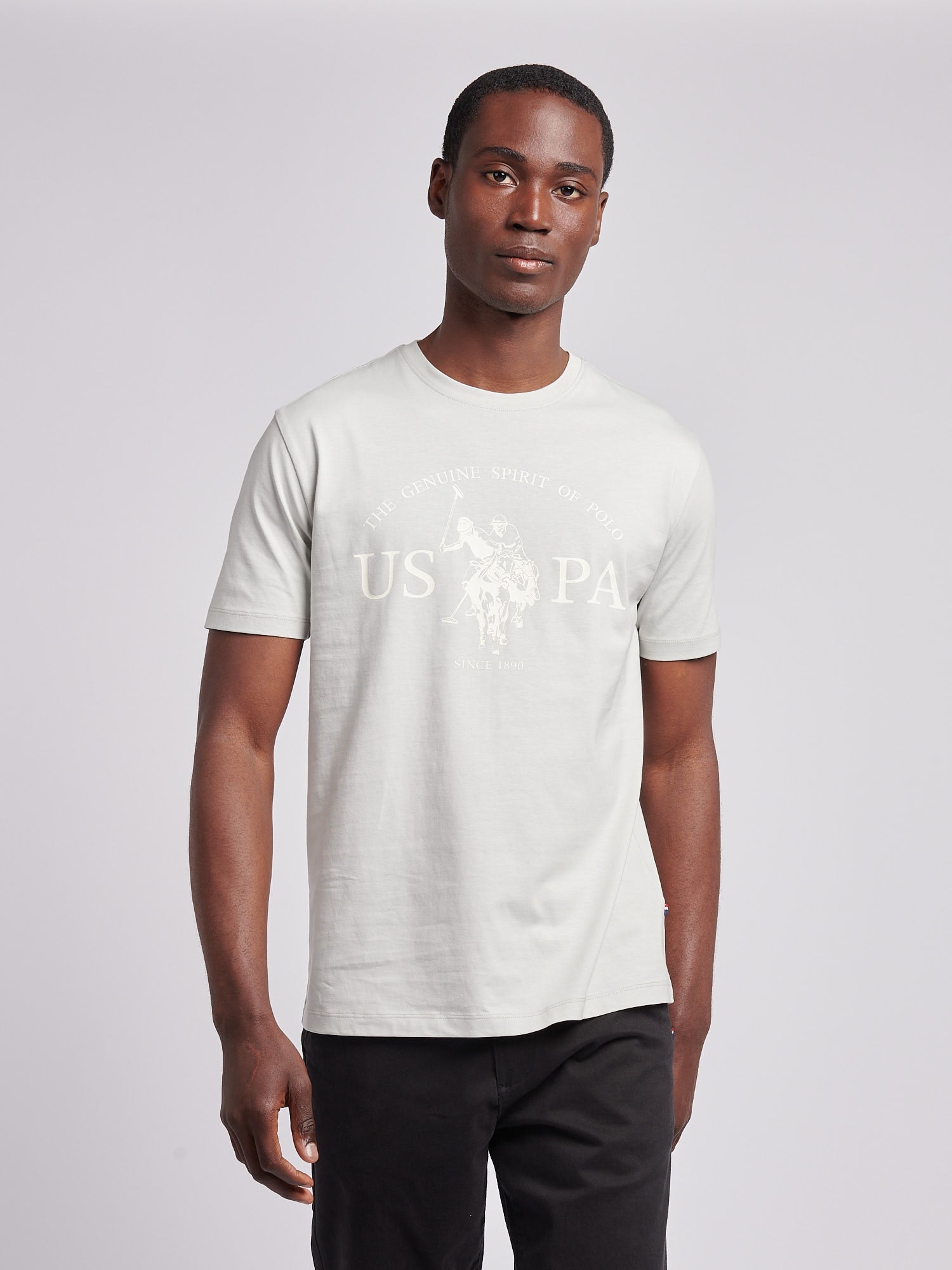 Mens USPA Print Graphic T-Shirt Northern Droplet