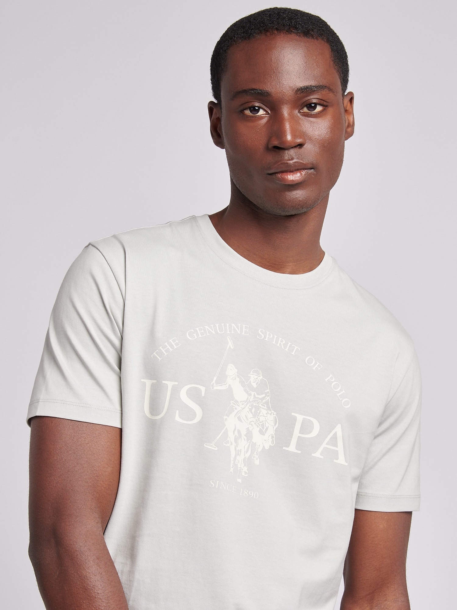 Mens USPA Print Graphic T-Shirt Northern Droplet