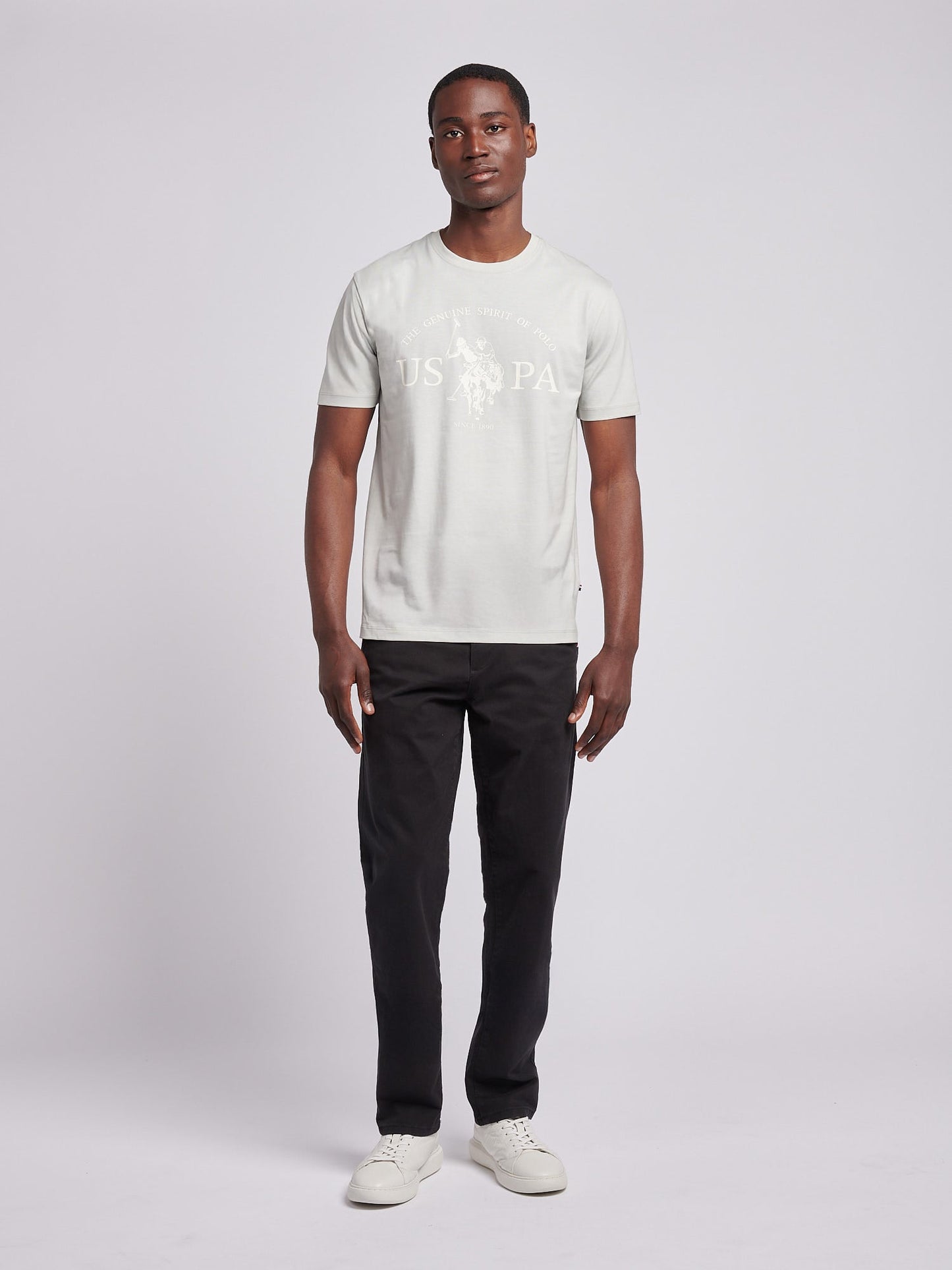 Mens USPA Print Graphic T-Shirt Northern Droplet
