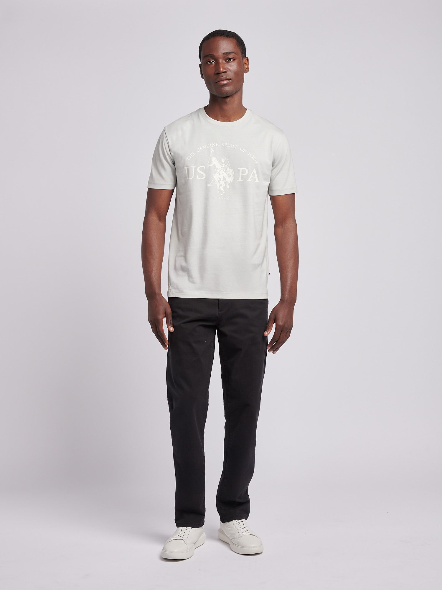Mens USPA Print Graphic T-Shirt Northern Droplet