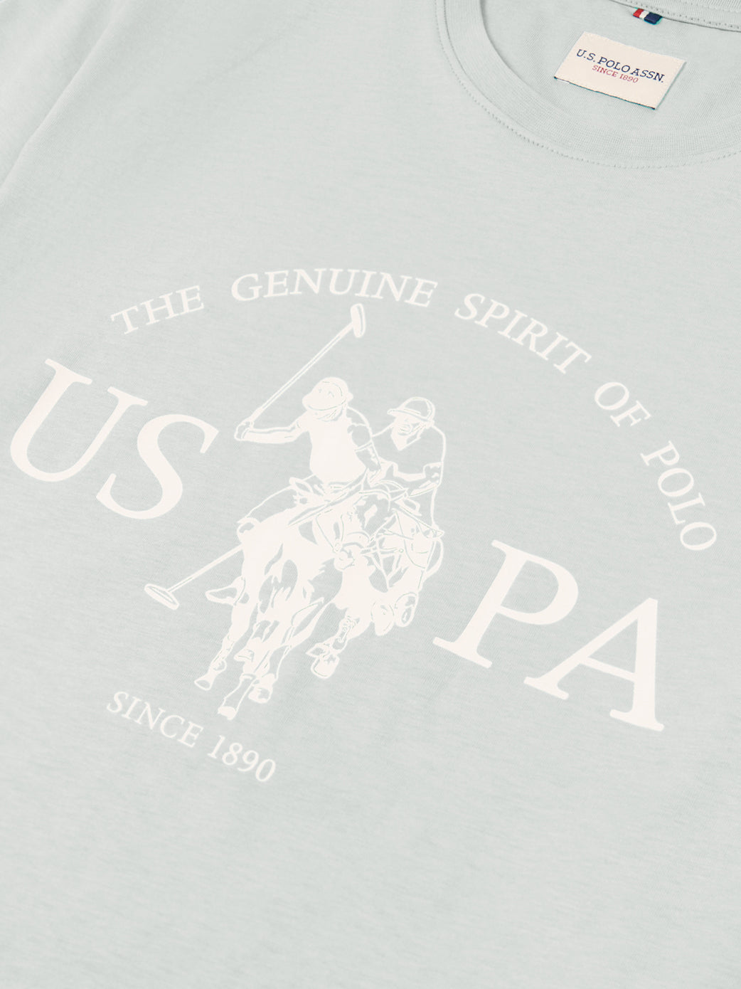 Mens USPA Print Graphic T-Shirt Northern Droplet