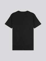 Mens Circle Print T-Shirt in Black