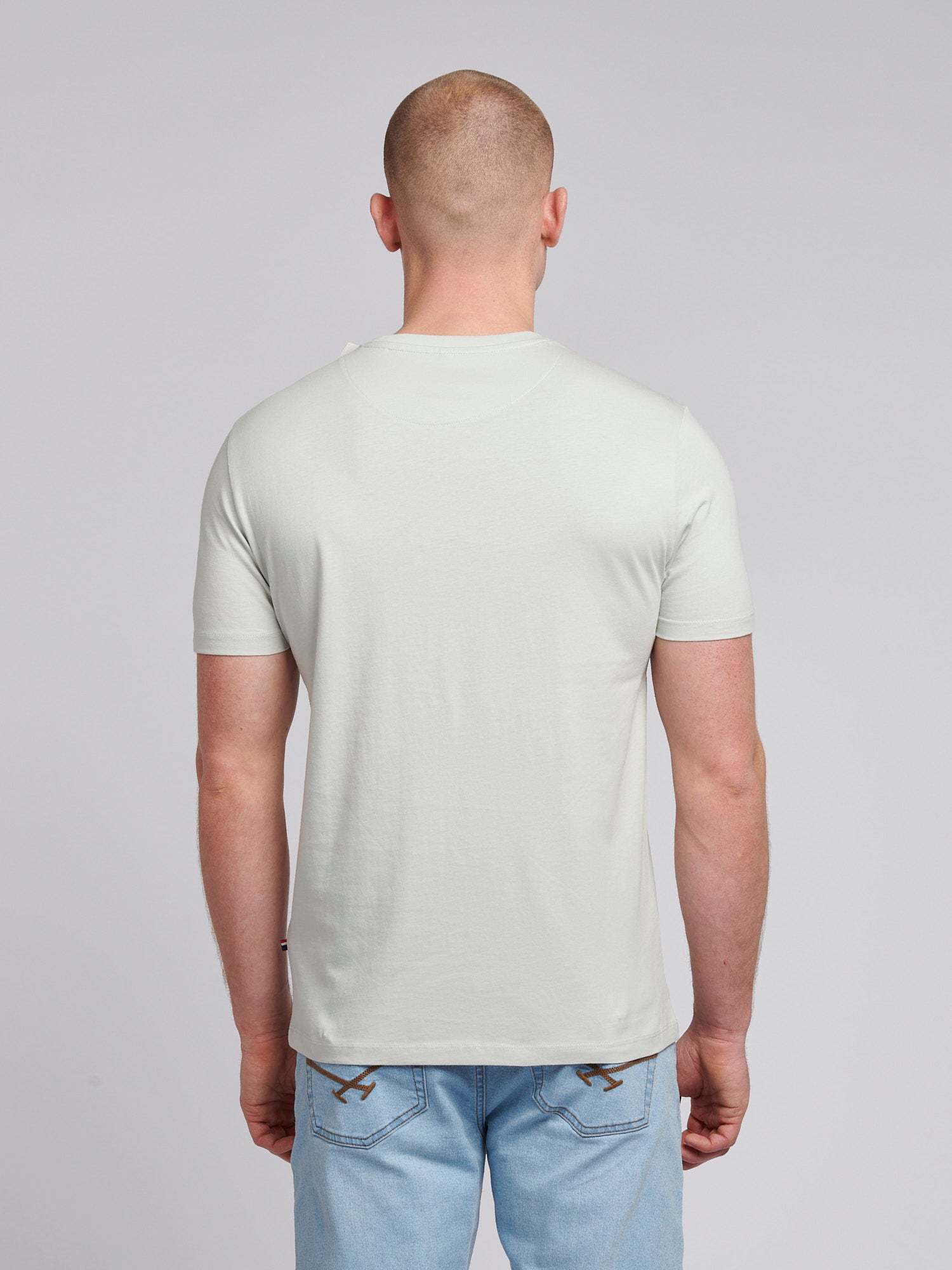 Mens Circle Print T-Shirt in Northern Droplet