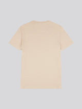Mens Circle Print T-Shirt in Doeskin