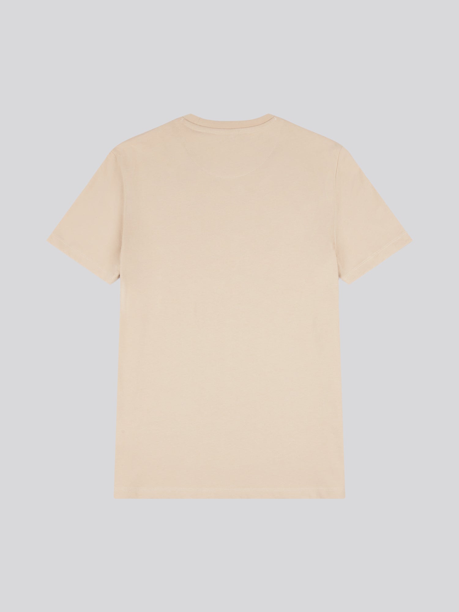 Mens Circle Print T-Shirt in Doeskin