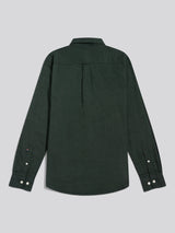Mens Brushed Dobby Shirt in Pineneedle