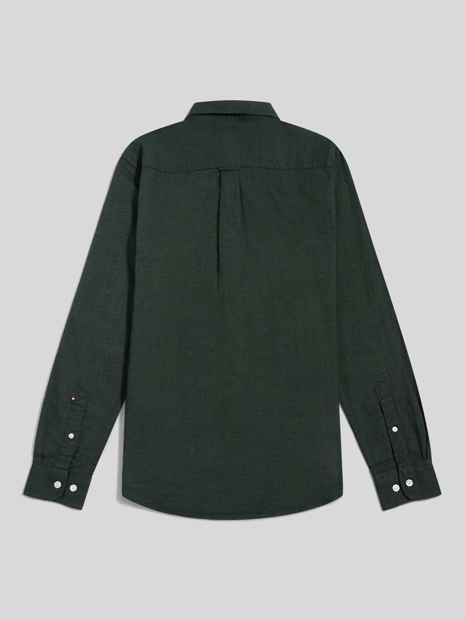 Mens Brushed Dobby Shirt in Pineneedle
