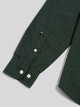 Mens Brushed Dobby Shirt in Pineneedle