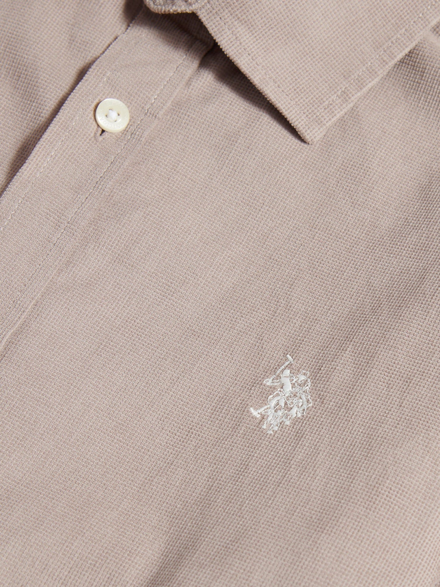 Mens Textured Corduroy Shirt in Atmosphere