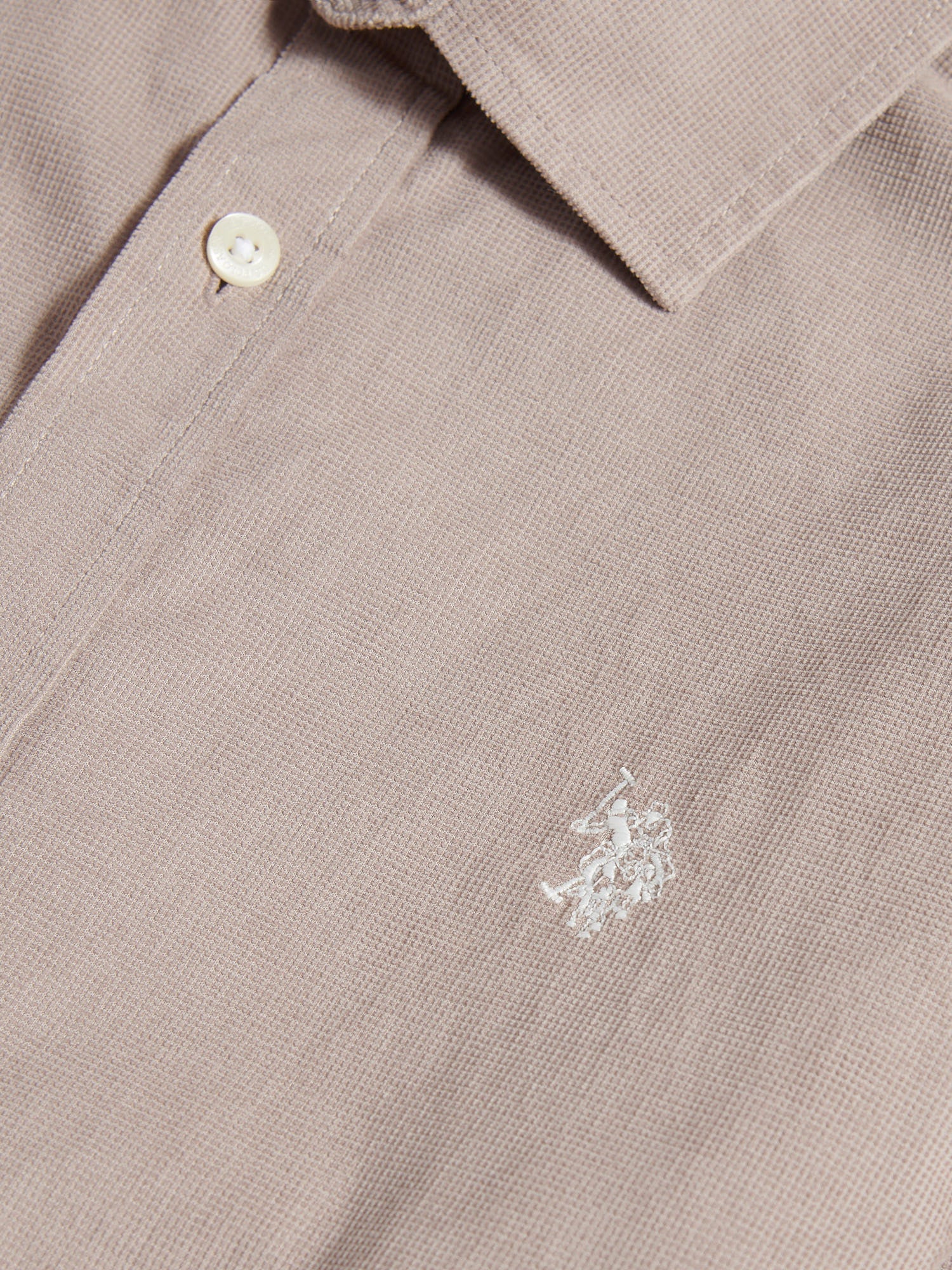 Mens Textured Corduroy Shirt in Atmosphere