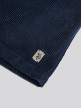 U.S. Polo Assn. Mens Textured Cord Overshirt Dark Sapphire Navy