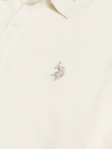 Mens Smart Pique Polo Shirt in Whisper White
