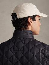 Mens Onion Quilt Lightweight Gilet Black