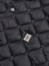 Mens Onion Quilt Lightweight Gilet Black