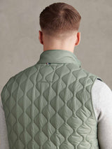 Mens Onion Quilt Lightweight Gilet Sea Spray