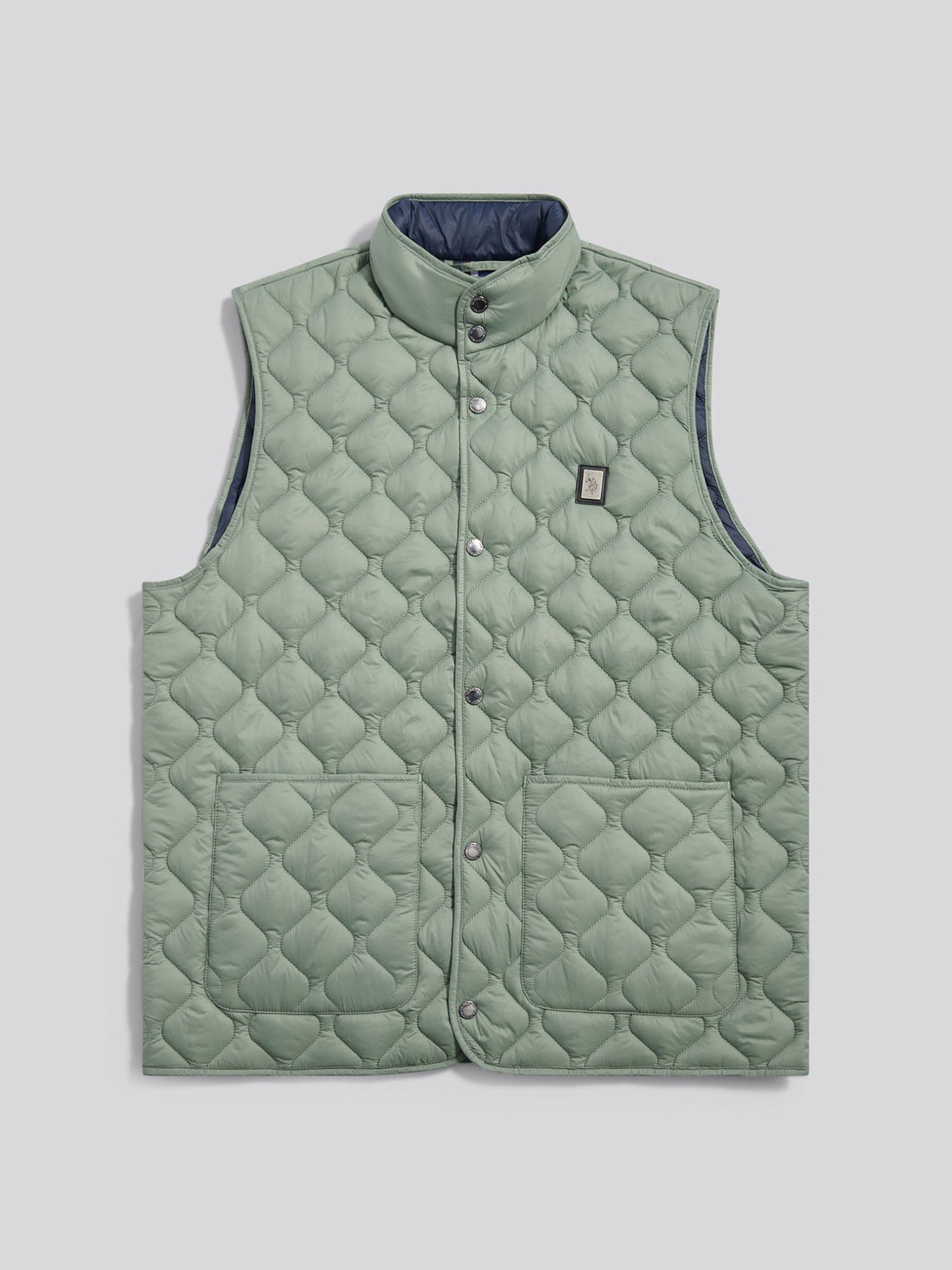 Mens Onion Quilt Lightweight Gilet Sea Spray