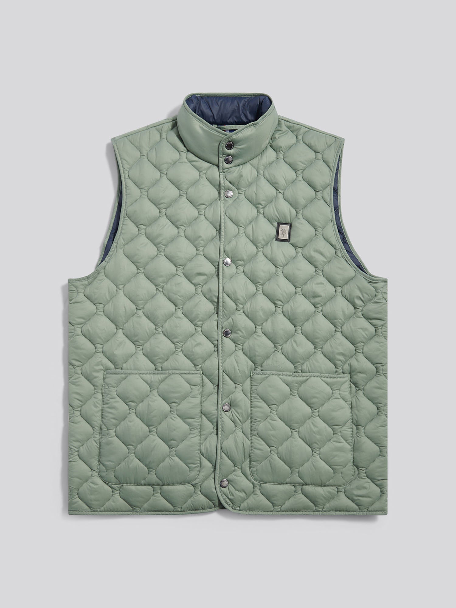 Mens Onion Quilt Lightweight Gilet Sea Spray