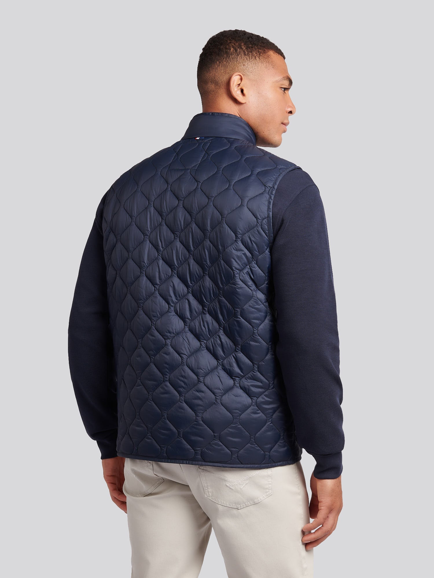 Mens Onion Quilt Lightweight Gilet Dark Sapphire Navy