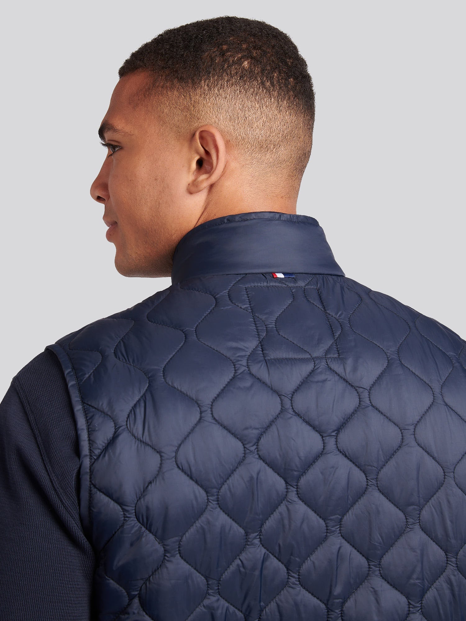 Mens Onion Quilt Lightweight Gilet Dark Sapphire Navy