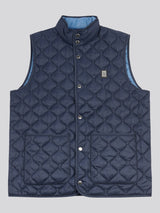 Mens Onion Quilt Lightweight Gilet Dark Sapphire Navy