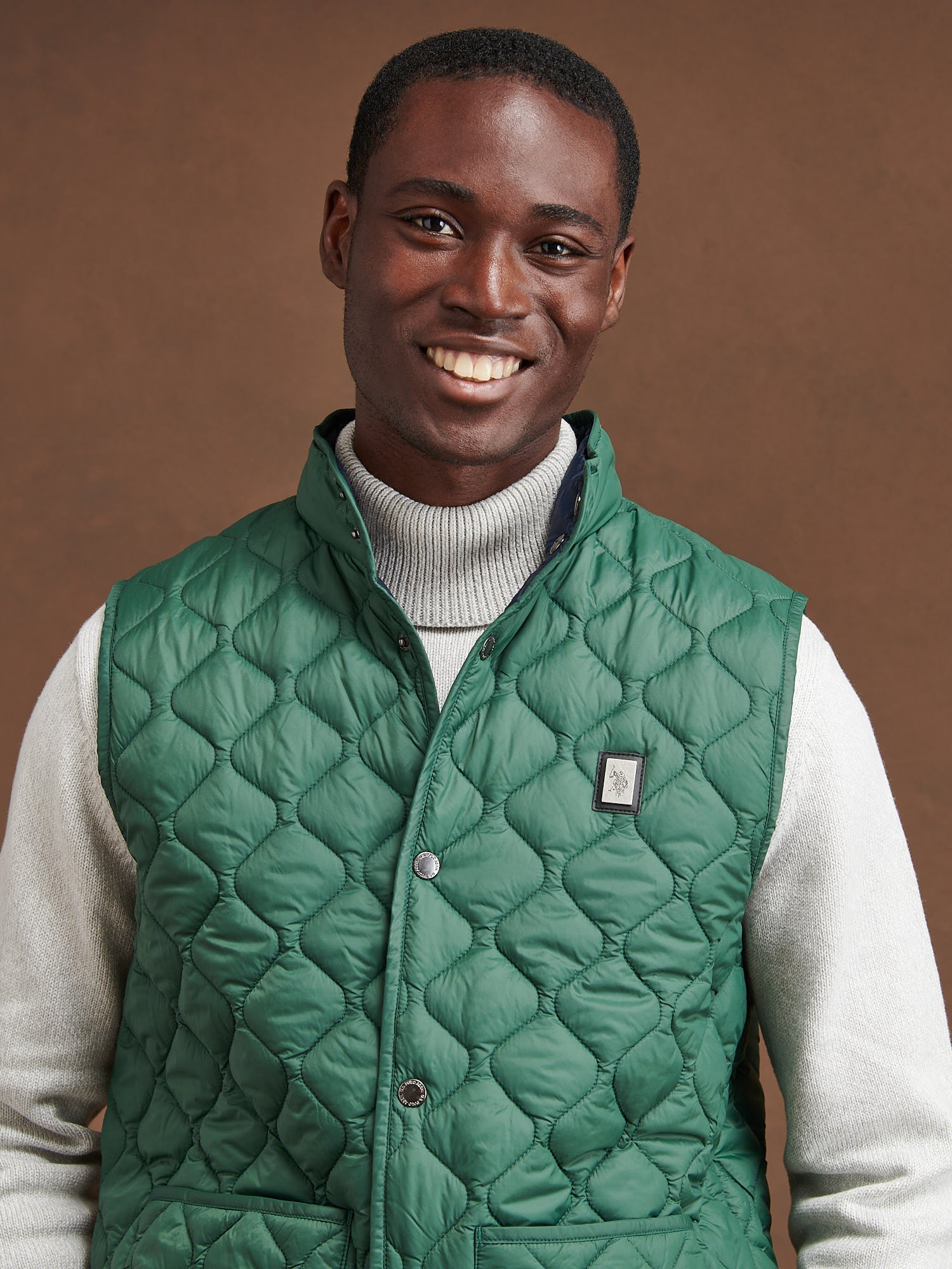 Mens Onion Quilt Lightweight Gilet Pineneedle