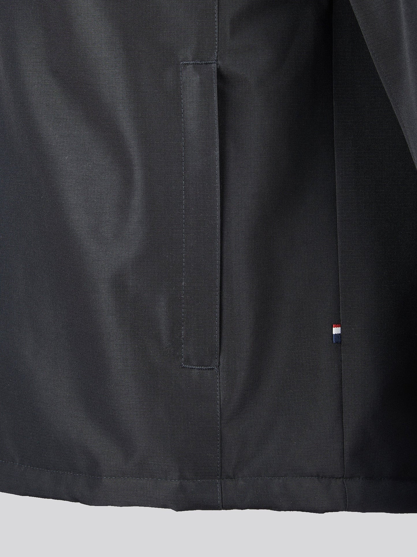 Mens Fleece Lined Winter Rain Jacket in Black