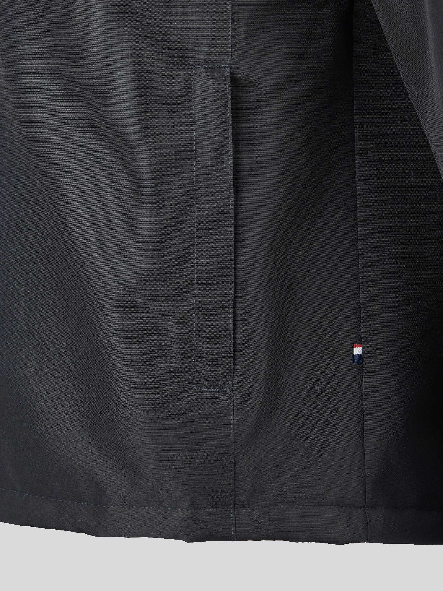 Mens Fleece Lined Winter Rain Jacket in Black