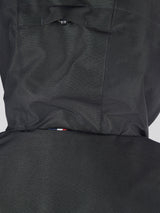 Mens Fleece Lined Winter Rain Jacket in Black