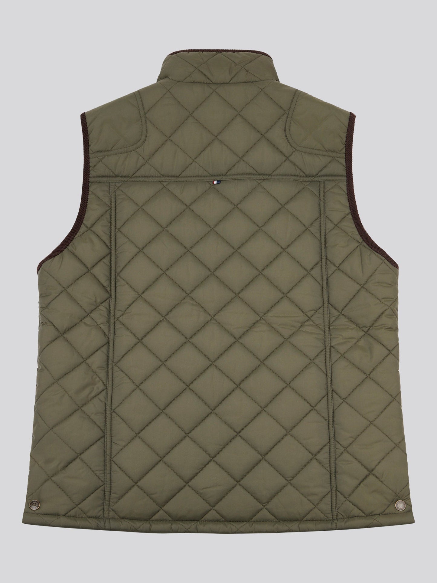Mens Quilted Country Gilet Forest Night