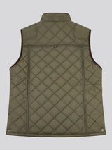 Mens Quilted Country Gilet Forest Night
