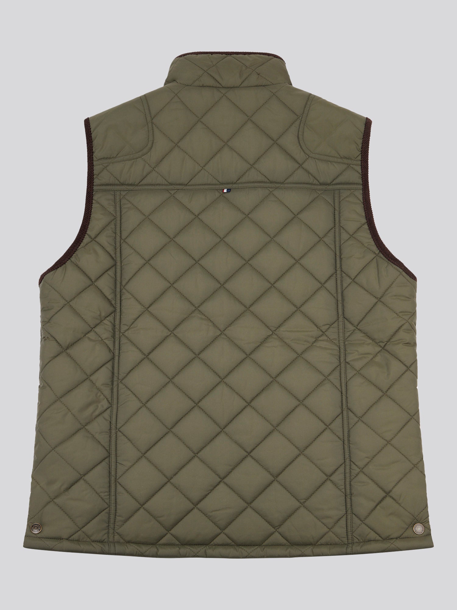 Mens Quilted Country Gilet Forest Night