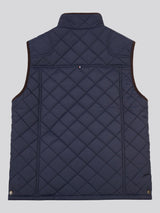 Mens Quilted Country Gilet Dark Sapphire Navy