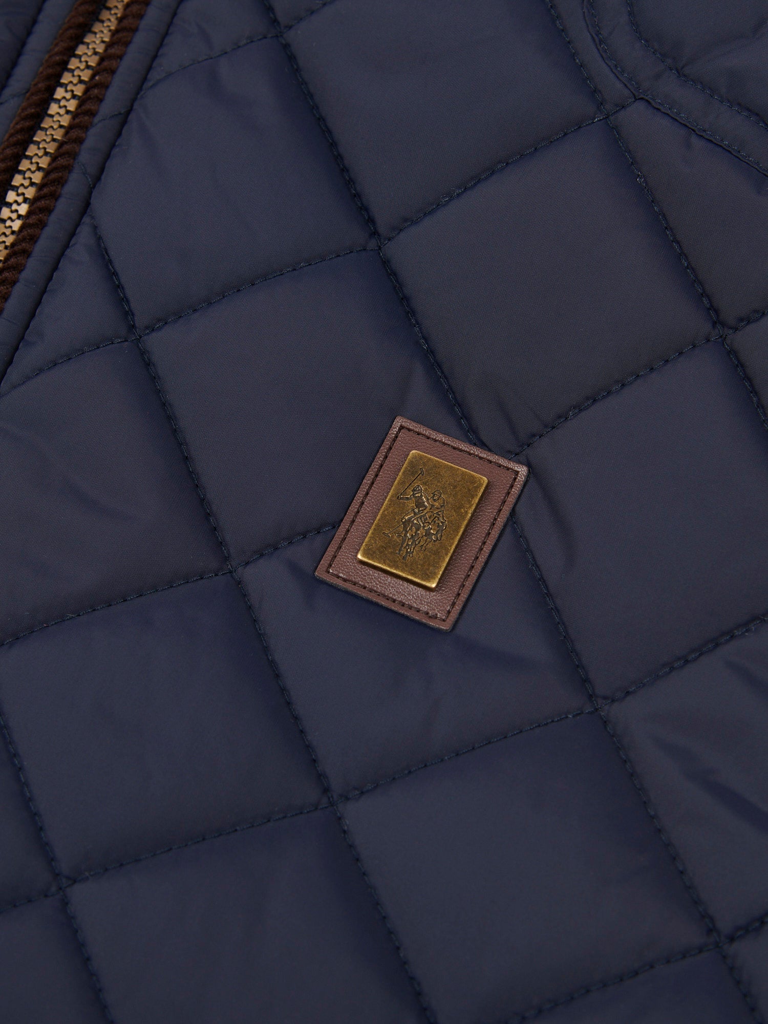 Mens Quilted Country Gilet Dark Sapphire Navy