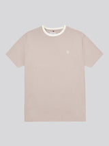 Mens Rib Texture T-Shirt in Atmosphere