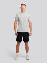 Mens Knit Texture Jersey T-Shirt in High Rise