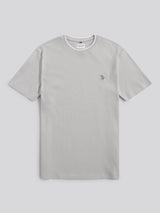 Mens Knit Texture Jersey T-Shirt in High Rise