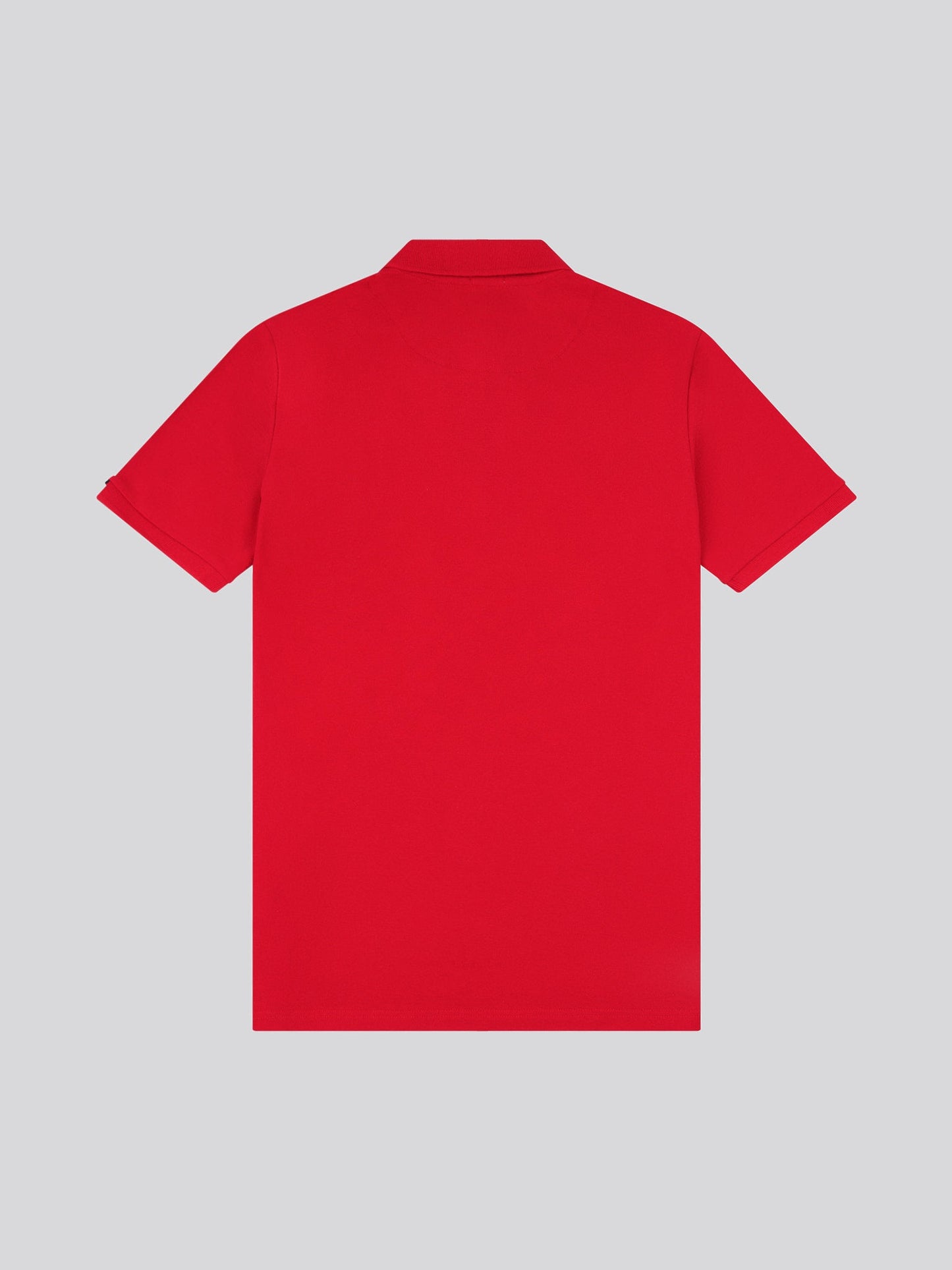Mens Large Player Pique Polo Shirt in Haute Red