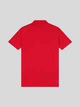 Mens Large Player Pique Polo Shirt in Haute Red