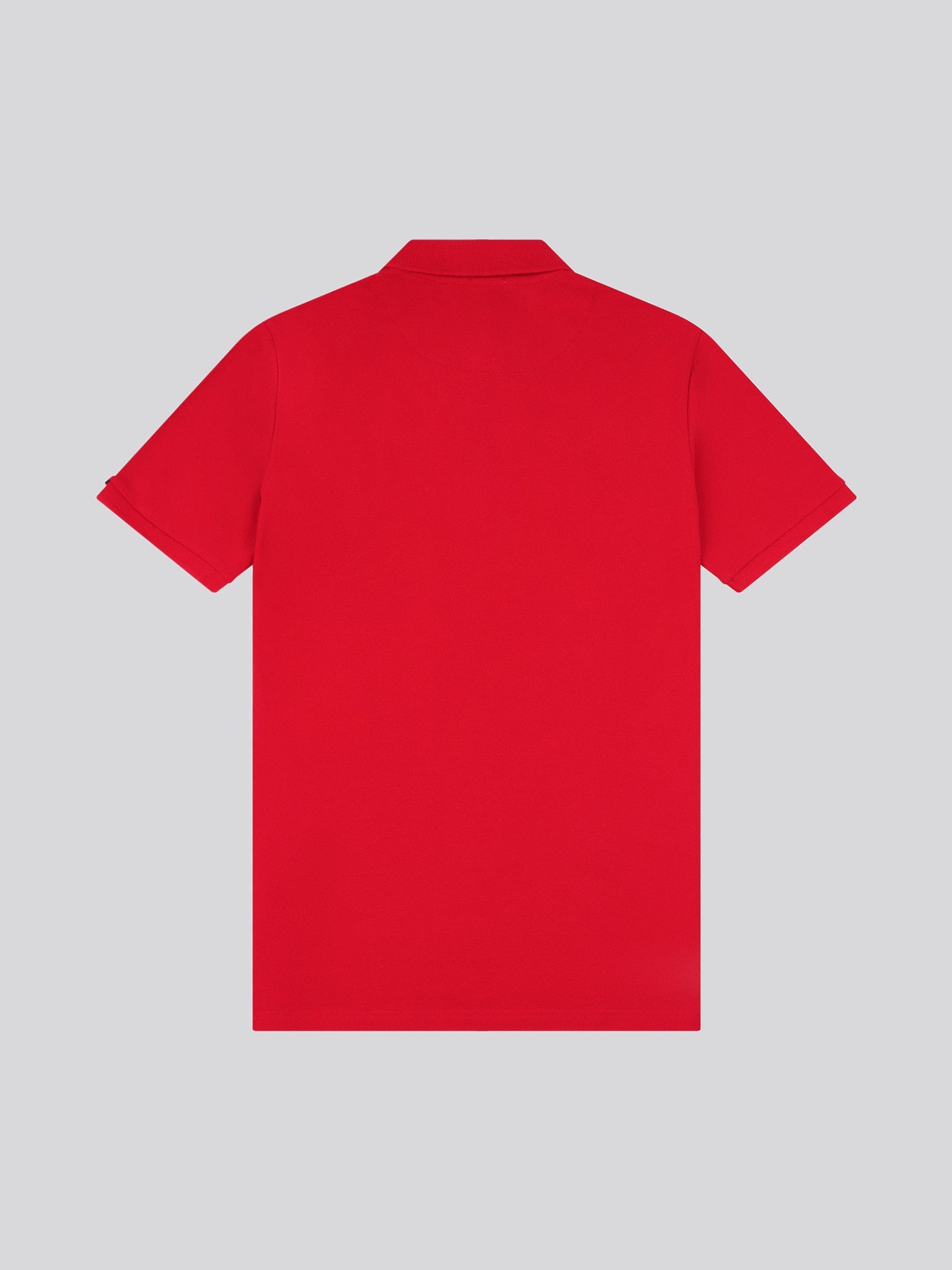 Mens Large Player Pique Polo Shirt in Haute Red