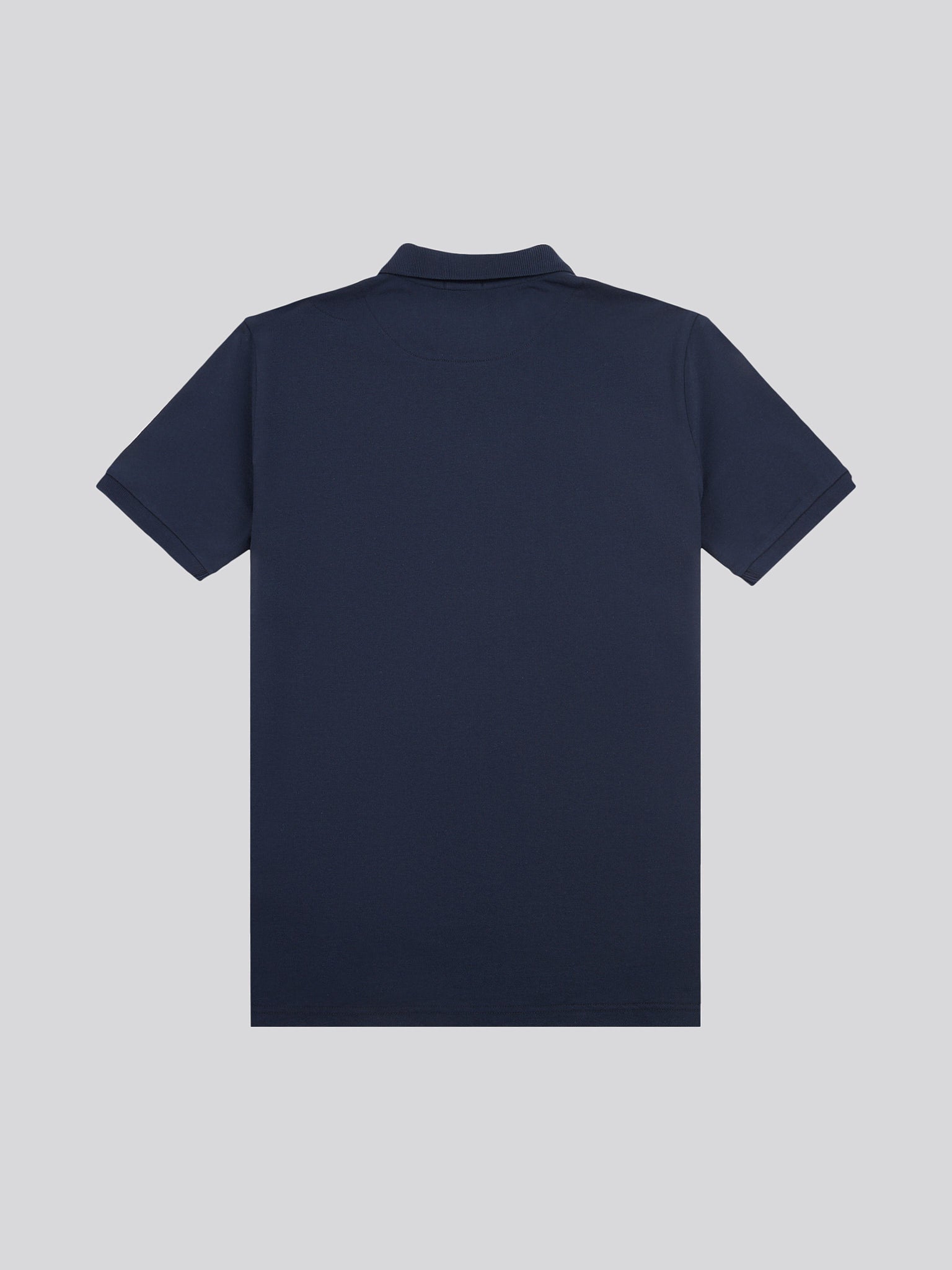 Mens Large Player Pique Polo Shirt in Dark Sapphire Navy / Haute Red DHM